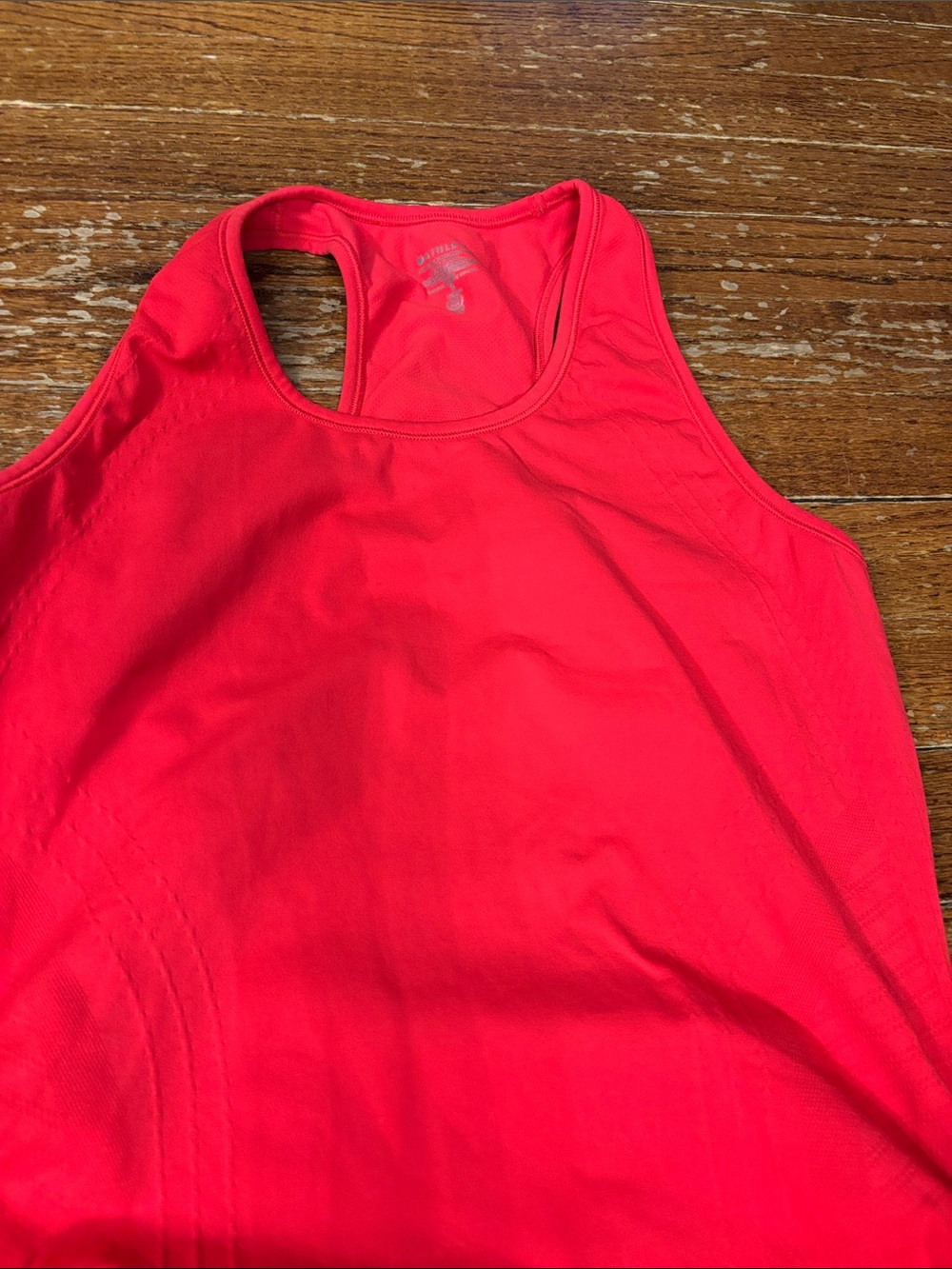Athleta Bright Red Racerback Performance Tank Size Small - Picture 2 of 3